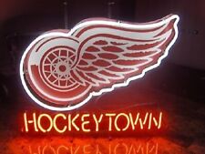 New Detroit Red Wings Hockey Town Neon Light Sign 17