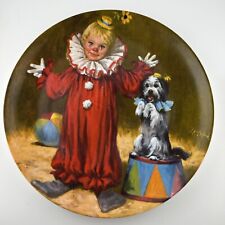 Vintage ReCo “Tommy The Clown” by John McClelland, Collector Plate. Children's C picture