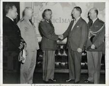 1943 Press Photo Gen. Eurico Gaspar Dutra of Brazil, visits Washington picture