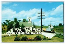 c1960 Dog Team Historic Spot New Haven River Middlebury Vermont Vintage Postcard picture