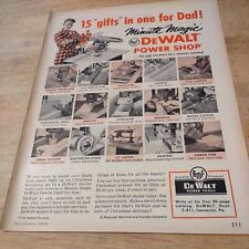 1958 DeWalt 15 Gifts In One For Dad Magazine Ad picture