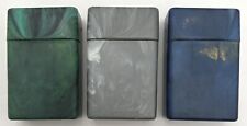 Vintage German EFKA Cigarette Tobacco Marbleized Plastic Containers Holders picture