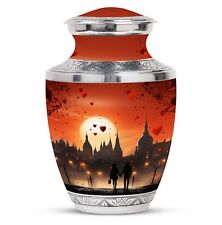 Sunset Promenade in City of Romance Large Modern Urns For Human Ashes 200 cu In picture