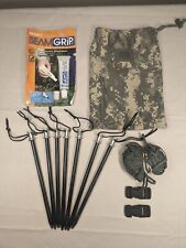 Improved Combat Shelter Repair Kit & Stakes USGI ACU picture