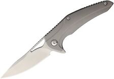 Brous Blades BRB133 XR-1 Framelock Satin Titanium Folding Knife picture