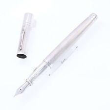 YARD O LED Fountain Pen Viceroy Grand Burley sterling silver Nib M 18K picture