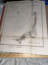 Antique 1867 US Map: U. S. Coast Survey - Shilshole Bay in Washington Territory picture