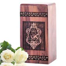 Elegant Wooden Cremation Urns for Human Ashes, Ideal Funeral Memorial picture