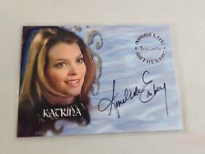 2002 Inkworks Buffy Vampire Slayer Amelinda Embry Karina A38 Autograph Card picture