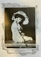 1910 Vintage Illustration Actress Edna Wallace Hopper picture
