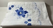 New Hand made Applique & embroidered Table cloth oblong 90