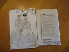 New Look 6360 ladies' sz 8-18 historical 1800's Bridal gown costume pattern picture