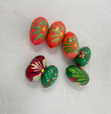 11 VTG Pysanky Polish Easter Eggs Hand Painted Pisanki Traditional picture