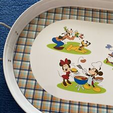 HTF VTG DISNEY STORE Mickey’s Summertime Fun BBQ Metal Serving Tray  New picture