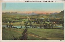 Old Bennington View from Mt. Anthony, Vermont Postcard picture