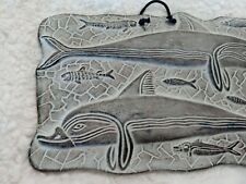 Vintage Kreta Wall Plaque Fish Themed Greek Art picture