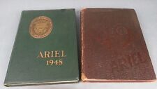 2 Vintage 1948 1949 University of Vermont College Yearbooks Ariel Set Lot picture