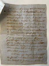 Napoleon Bonaparte One Hundred Days Letter Testimony Meeting of Laffrey March 7, 1815 picture