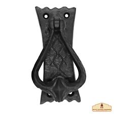 Door Knocker Cast Iron Gothic Victorian Style Solid Entrance Accessory Black picture