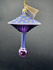 RARE HTF Christopher Radko ELROY’S TOY Purple Spin Top Ornament 98-235-0 picture