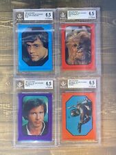 1983 Star Wars Return Of The Jedi Stickers Graded BGS 6.5 Lot picture