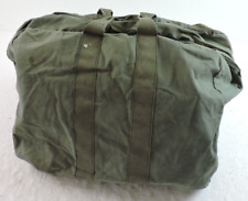 Vintage US military Flyers Kit Bag heavy canvas OD Green Duffle Bag picture