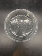 VTG fireking Philbe pattern clear glass pie plate picture