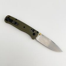 Benchmade Custom Bugout 535 S30V Green hand shank pocket knife 3.24in picture