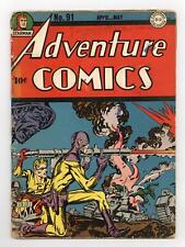 Adventure Comics #91 FR 1.0 RESTORED 1944 picture