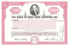 Bank of New York Co., Inc. - 1998 dated Specimen Stock Certificate - Alexander H picture