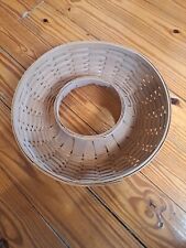 Longaberger Classic Round Circle Chip and Dip Wreath Basket Large 2007 picture