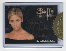 2017 Buffy Ultimate Collectors series 3- Sarah Michelle Gellar Gold Ink Auto picture