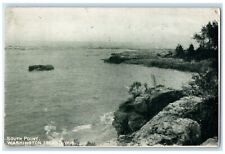 1915 South Point Coast Cliff Swamp Washington Island Wisconsin Vintage Postcard picture