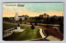 Cleveland OH-Ohio, University Circle, c1913 Antique Vintage Souvenir Postcard picture