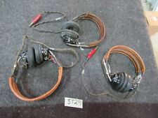 WWII Pilots HS-33 Head Set original NICE + W/ear pads Army Air Corps (ST29) picture