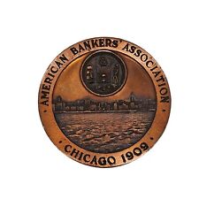 American Bankers' Association 1909 Chicago Paperweight Medal 3