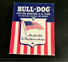 50 star US Flag Bull-Dog Bunting Flown Over Capitol Oct 22 1976 John Tower picture