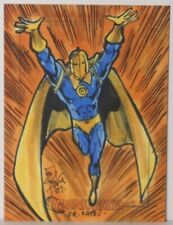 2007 DC Legacy Sketchafex DOCTOR FATE Sketch Card Black Adam  picture