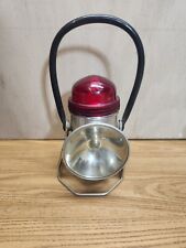 VTG Ecolite Lantern by Economy Electric Red Lens Railroad Mine Train conductor picture