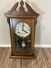 Vintage Alaron 31-Day Wall Clock, w/Pendulum & Key -Korea ~ For Parts/Repair picture