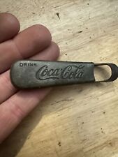 Coca Cola Bottle Opener COKE Patina Rustic Metal Soda Beer Can Collector COOL picture