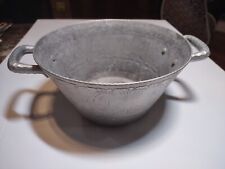 Vintage Everlast Metal Hand Forged Hammered Aluminum Pot with Floral Pattern picture