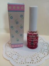 Rare Vintage 1980 Avon Little Blossom Strawberry Nail Tint Polish .5 Ounce picture