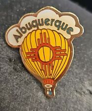 VTG Gold Toned Lapel Hat Pinback Albuquerque Balloon Pin picture