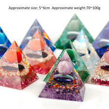 Crystal 12 Constellation Pyramid Chakra Energy Generator Orgonite Reiki Healing picture