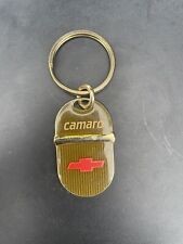 Vintage Chevy Camaro Brass Logo Car Keychain Rare picture