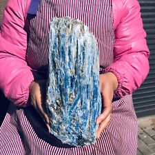 11LB Rare Natural Beautiful Blue Kyanite With Quartz Crystal Specim picture