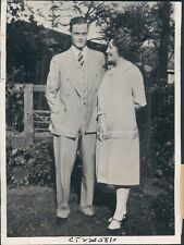 1933 Harold Kettell Unemployed Bookkeeper Wife Grace Case IL Horner Press Photo picture