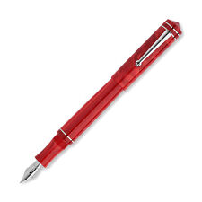 Delta Write Balance Fountain Pen in Red - Broad Point - NEW in Box picture