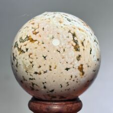 128g Rare Natural Ocean Jasper Sphere Quartz Crystal Ball Reiki Stone picture